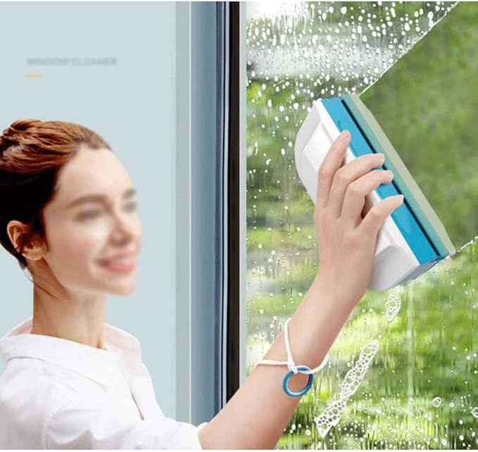 Glass Wiper - Double-Sided Window Cleaning The Magnetic Cleaner for Glazed Windows Fit