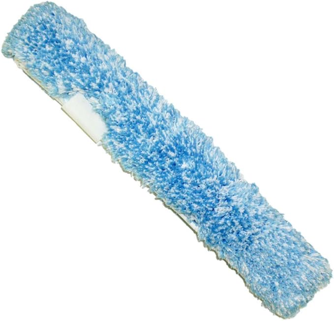 Unger Professional 14 Window Cleaning Tool: 2-in-1 Microfiber Scrubber and Squeegee &amp Professional Window Cleaner Scrubber Refill Sleeve 14
