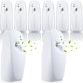 Uiifan 8 Pcs Automatic Air Freshener Spray Dispenser 8.27 x 3.15 x 3.15 Inch Wall Mounted Automatic Air Freshener Dispenser Mist Adjustable Fragrance Aerosol Spray Sprayer for Room