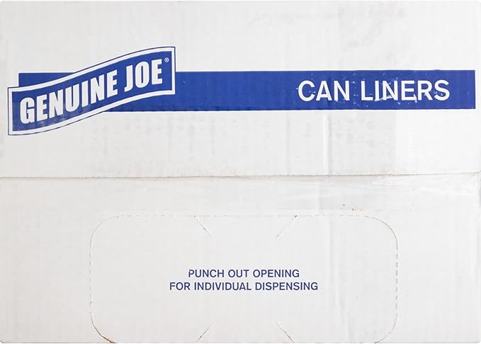 Genuine Joe Clear Trash Can Liners