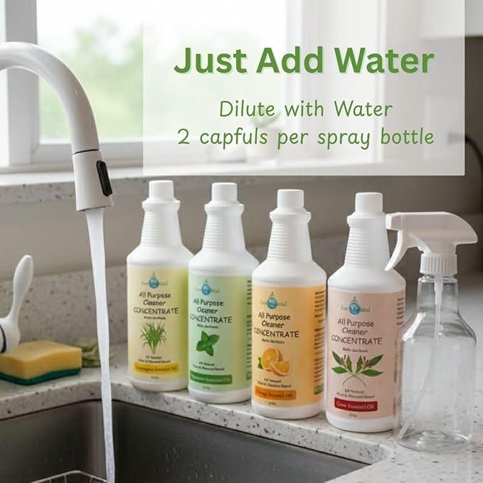 Plant-Based All-Purpose Cleaner Concentrate 32 fl oz (Makes 64 Bottles) (Orange)