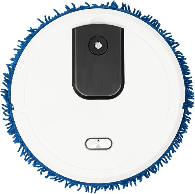 Automatic Mopping Machine Wet &amp Dry Dual-Purpose Floor Cleaner with 360° Spinning Pads &amp Spray Function 60 Min Runtime 645 Sq Ft Coverage for Pet Hair Stains - USB Rechargeable