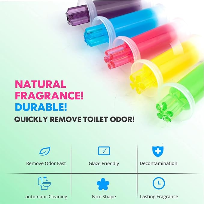 Flower Toilet Gel Stamp - Toilet Scent Fresheners 56/84 Flowers Toilets Cleaner Gel Stamp Toilets Stain Removal Cleaning Air Freshener 6 Scents Bathroom Deodorizer for Urinals Sinks (A3)