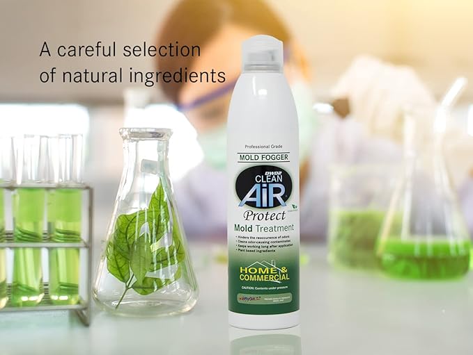 Protect™ Home &amp Commercial Mold-Treatment Plant-Based Mold-Odor Remover Fogger Treatment - eco-friendly solution for a safer and healthier living and working space (8 oz.)