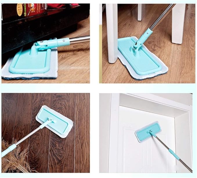 Microfiber Mop | Hardwood Floor Mop Mop Pads and Stainless Steel Handle with Extension Commemoration Day