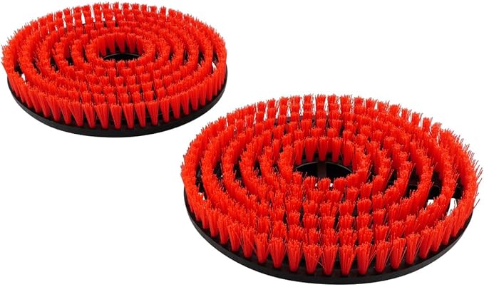 Mop Pad Replacement Brush Heads Fit for Shark Steam Mop S7000/ S7001/ S8201 SeriesUpgrade Brush Heads with Nylon BristlesDeep Cleaning Hard Floors