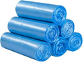 WFF trash bags Garbage Bags Household Wholesale Disposable 5 Rolls Random Color Portable Vest Thickened Kitchen Color Trash Can Lining (Color : Blue)