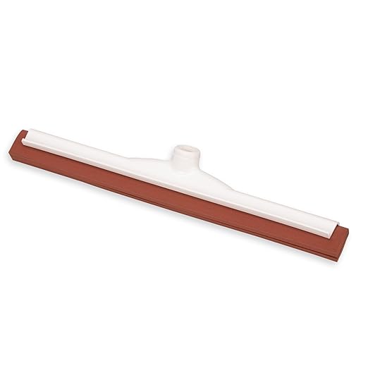 SPARTA Flo-Pac Moss Foam Floor Squeegee Window Squeegee with Plastic Frame for Floor Bathroom Kitchen Concrete Tile Garage Commercial Use 18 Inches Red (Pack of 10)