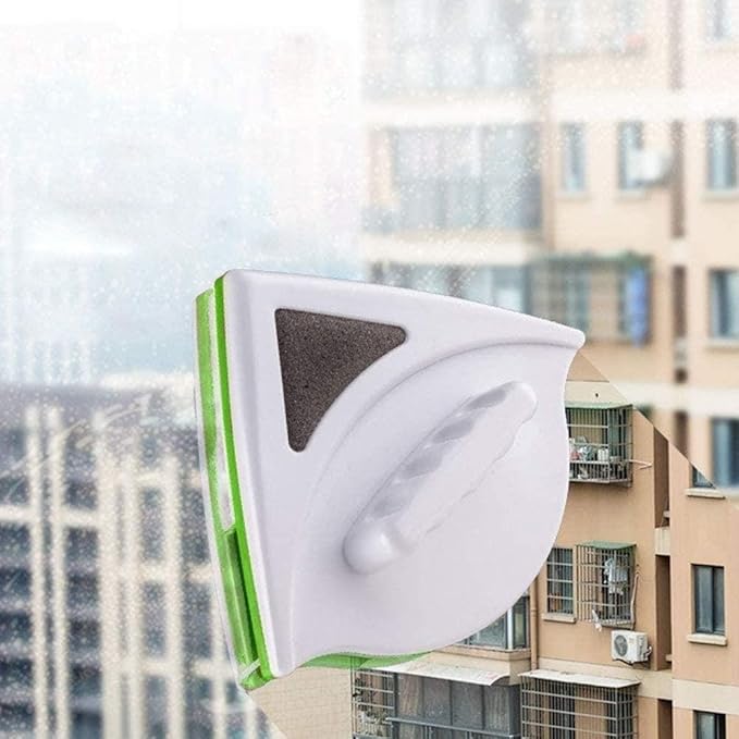 Outside Magnetic Window Cleaner Window Cleaning Tools Window Cleaner Double-Sided Glass Wiper Cleaner Cleaning Tools for 20-30mm Thickness Double Hollow Window Sliding Door Shower Screen Mirrors