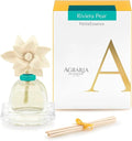 AGRARIA PetiteEssence Botanical Home Fragrance Gift Set Hand Crafted Sola Flower Scented Oil Reed Diffuser for All Occasions