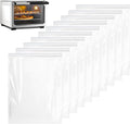 Grate Cleaning Bags 10 Pack Oven Degreaser Heavy Duty Stove and Grill Cleaner with Heat Resistant Design Easy Oven Rack Cleaner Strong Grease Removal Bag Kitchen Accessory for Barbecue