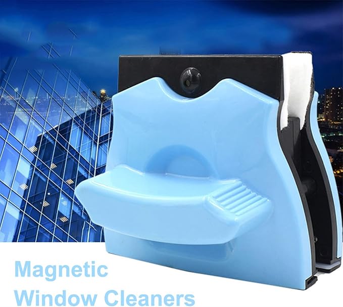 Window Cleaner Magnetic Magnetic Window Cleaner Double-Sided Glass Wiper Cleaning Tools for High Rise Window Cleaning Window Thickness 15-40Mm