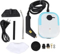 Handheld Steam Cleaner Effortlessly Clean Indoor Decorations Tiles Grout with Safety Locking Mechanism 3 Brush Heads for Home Car Office Kitchen Bathroom Living Room (US