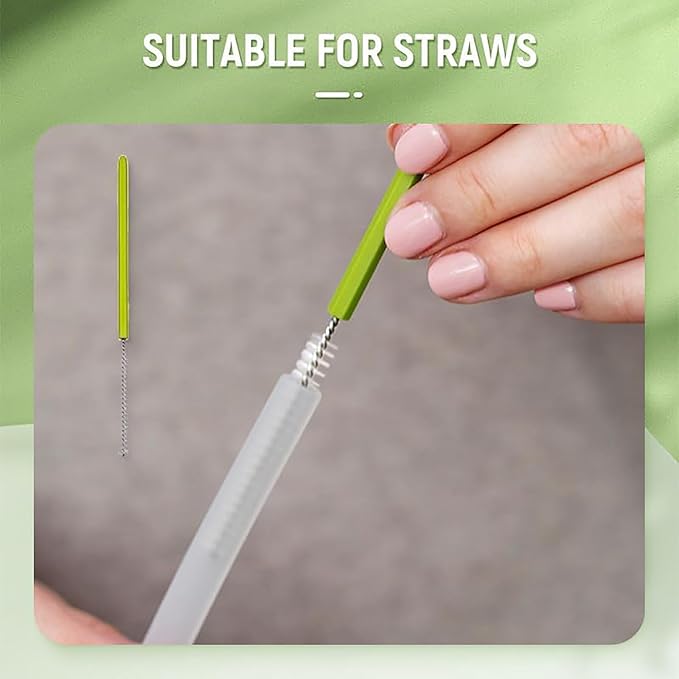 Cactus Bottle Brush Set Creative Cactus Cleaning Brush Set Multifunctional Cup Straw Brush Cactus Cleaning Brush - Includes Bottle Brush &amp Nipple Brush &amp Detail Brush &amp Straw Brush (1se