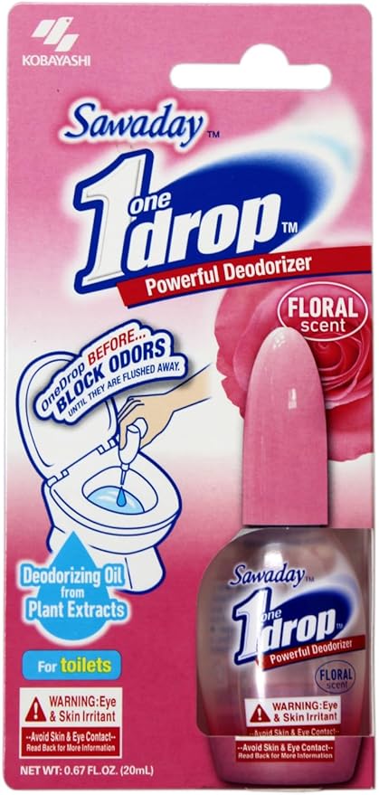 One-Drop Powerful Deodorizer Floral Scent 0.67 Ounce 6 Pack