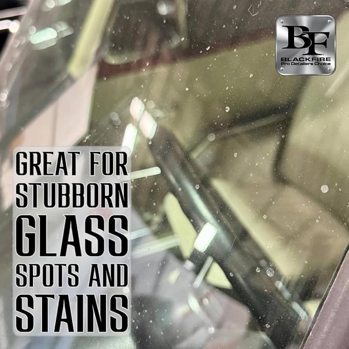 Blackfire Pro Detailers Choice Glass Cleaner | Streak-Free &amp Ammonia-Free Formula | Safe for Tinted Windows &amp Automotive Glass | BF-430 | 32 oz Spray Bottle