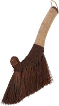 Zerodeko Mini Desk Broom Soft Straw Bristles Portable Handheld Dust Sweeping Brush for Desktop and Table Cleaning Natural Cleaning Tool for Home Use