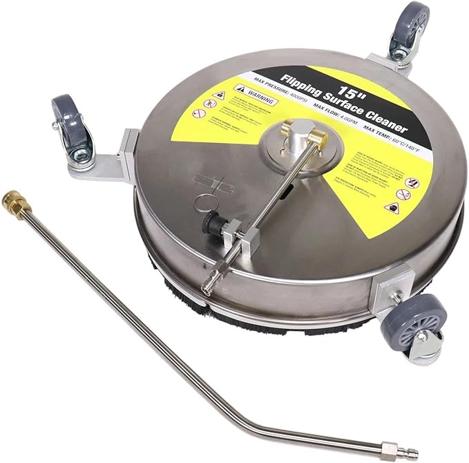 for Erie Tools 15 Stainless Steel Flipping Surface Cleaner Surface Cleaner Stainless Steel Erie Tools 15
