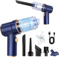 KMM Handheld Car Vacuum Cleaner 9000Pa Vacuum Cleaner and Air Duster 120W High Power Hand Held Vacuum with LED Light and Multi-Nozzles for Car Home Office Pet