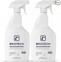 BRIOTECH Sanitizer Disinfectant Hypochlorous Spray Kills 99.99% of Viruses &amp Bacteria Eliminates Odor Gentle for Nurseries &amp Play Rooms Rinse Free Surface Sanitizer 32 fl oz (Pack of 2)