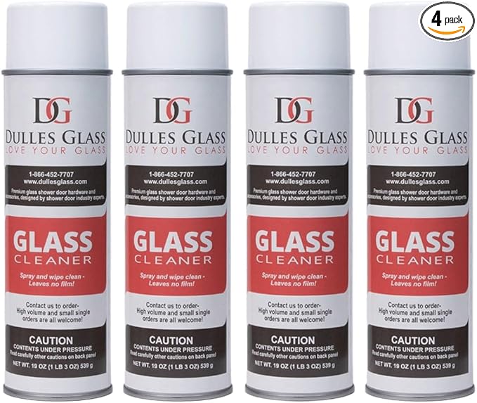 Dulles Glass Specialized Glass &amp Mirror Cleaner 4 pack