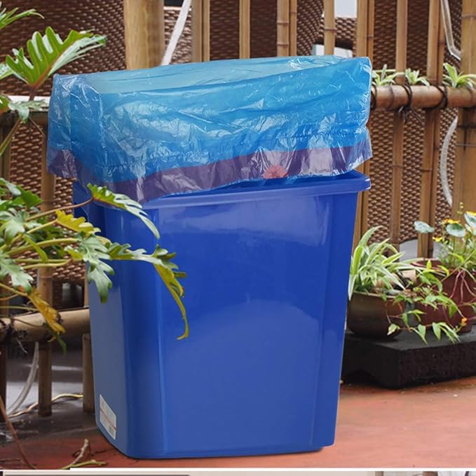 Bringer 200 Counts Blue Tall Kitchen Drawstring Trash Bags 13 Gallon