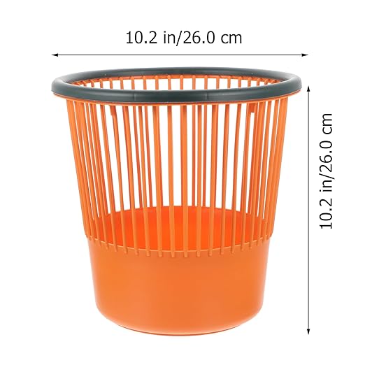 ibasenice Rubbish Bin Open Design for Easy Use Wastebasket Simple and Practical Trash Can Nordic for Kitchen Living Room and More
