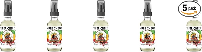 5 Pack of KronicKiller Air Freshener &amp Burning Oil Liquid Spray 1 Fl Oz Long Lasting Scent Duration Car &amp Room Deodorizing (Super Cher)