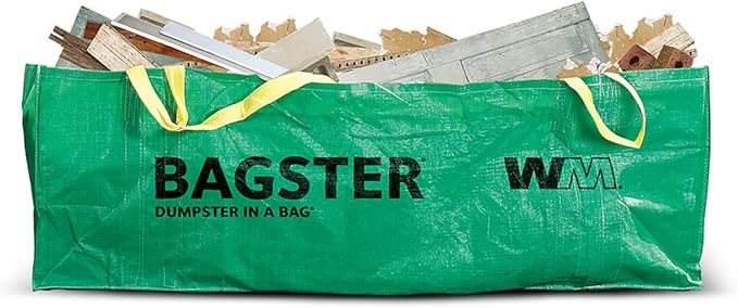 BAGSTER 3CUYD Dumpster in a Bag holds up to 3300 lb Green