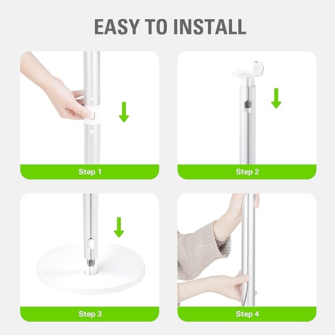 Greenworks Stick Vacuum Foldable Stand for Charger (White) Works with Greenworks 24V Stick Vacuums (SVW24L411 SVG24L411 ‎SVW24L410 ‎SVG24L410)
