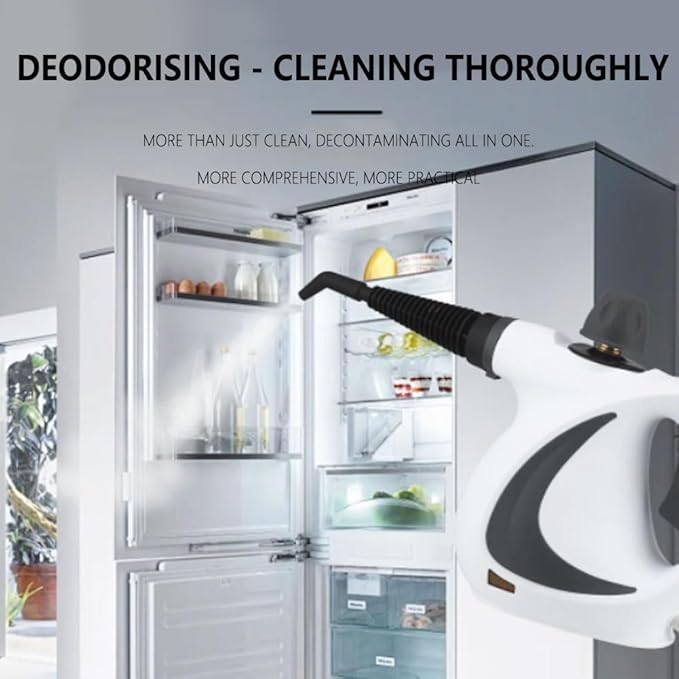 Portable Steam Cleaner Pressurized Handheld Steam Cleaner for All Surfaces House Car Use for Car Detailing Floor Upholstery Grime Grease