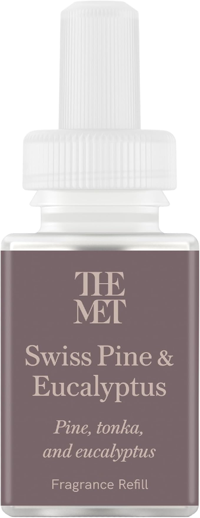 Pura &amp The Met Home Scent Refill - Smart Home Air Diffuser Fragrance - Provides Hours of Luxury Fragrance - Household Essential - Clean &amp Safe Diffuser - Single Refill Swiss Pine &amp Eucaly