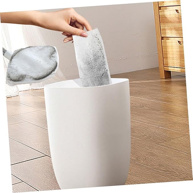 Rotatable Dust Mop for Floor Cleaning with Dry Cloth Pad Refillable Household Dust Removal Tool Triangle Shape for Hardwood Floors and Window Washing Includes 1 Dry Wipe Pack