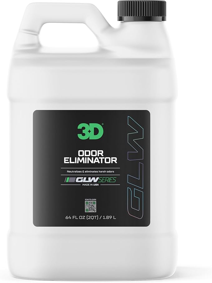 3D GLW Series Odor Eliminator Set – 16 oz Spray &amp 64 oz Refill – Long-Lasting Air Freshener &amp Odor Neutralizer