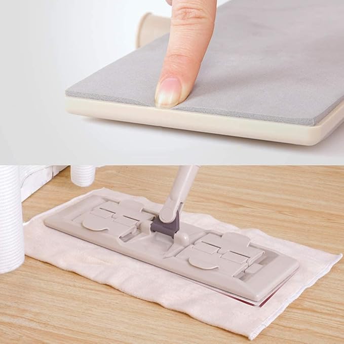 MopProfessional Microfiber Mop Flat Mop for Floor Cleaning Wet and Dry Floor Cleaning Mops for Hardwood Wood Tile Walls