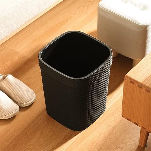 Zerodeko Trash Can Nordic Style Plastic Waste Basket for Bathroom Office Kitchen Large Capacity Simple Design for Organizing and Decluttering Spaces