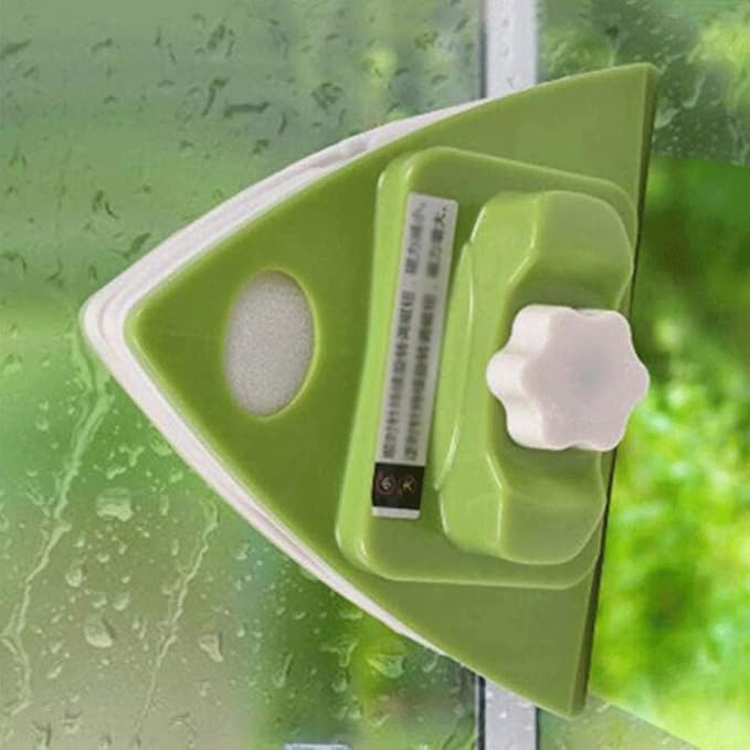 Home Triangle Double Side Magnetic Window Cleaner Household Cleaner Double Side Magnetic Glass Cleaner