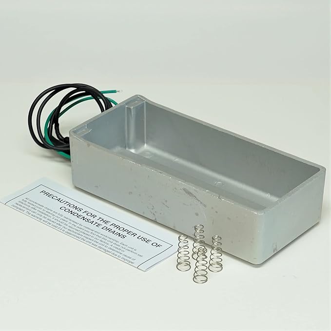 Supco 31-220 Cast Aluminum Condensate Remover Drain Pan 50 Ounce 220 Volts 160 Watts 10 x 4-1/2 x 3-3/8