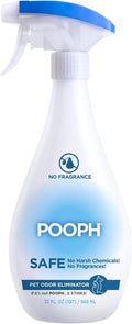 Pooph Pet Odor Eliminator 32oz - Eliminates Odors at the Molecular Level Dogs Cats Freshener Eliminator Urine Poop Pee Deodorizer Natures Puppy Fresh Clean Furniture Potty