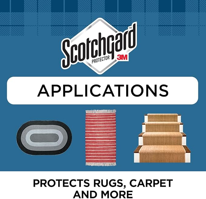 Scotchgard Rug &amp Carpet Protector Carpet &amp Rug Protector Blocks Stains During Spring and Summer Gatherings Fabric Protector Makes Cleanup of Stains from Muddy Footprints Easier 14 oz(Pack o