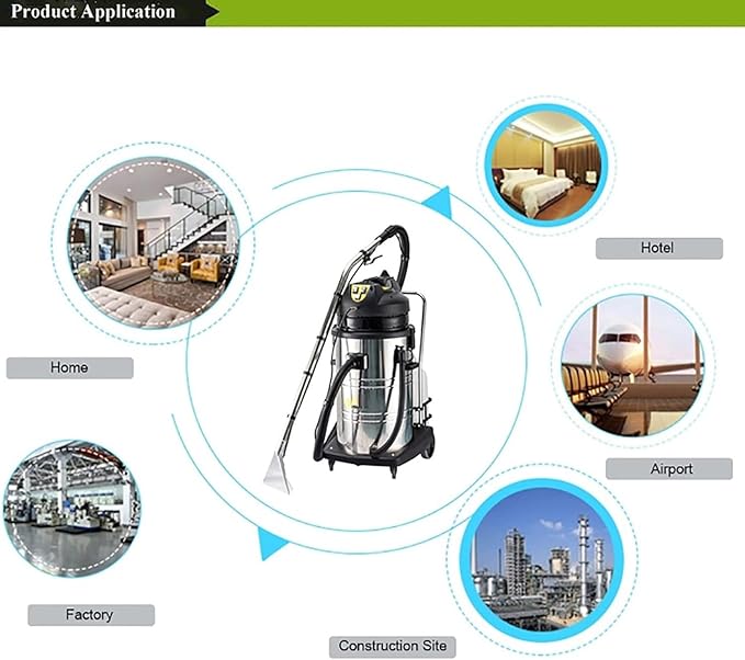 Portable Carpet Cleaning MachineCommercial Carpet Cleaner Household Dust Cleaner Extractor for Home Stairs Apartment