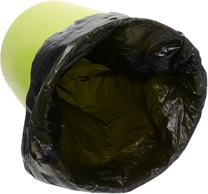 10packs Disposable Thicken Rubbish Bags Leakproof Plastic Waste Organizer Drawstring Design for Home Use Extra Strong Black Trash Bags