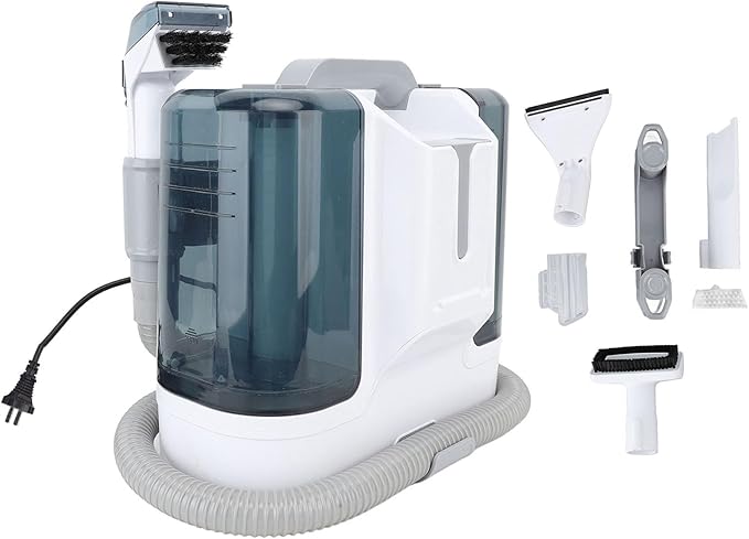 450W SpotBest Cheap Remover Carpet Cleaner Portable with Strong Suction for Sofa Curtain Blanket Cushion Deep Cleaning Machine for Home Pets Use (US Plug 110V)