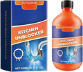 Kitchen Drain Cleaner Powerful Clog Remover For Sinks &amp Pipes Dissolves Grease &amp Blockages Easily(3PCS)