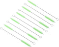 10Pcs 8 x3/8 Drinking Straw Cleaning Brush Nylon Cleaning Bottle Brush n