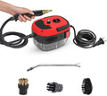 Steam Cleaner 2500w Handheld High-Temperature Pressurized Steam Cleaner Portable Steam Cleaner High Pressure Handheld Steam Cleaner for KitchenFurnitureCar(Red)