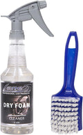 LANE'S Dry Foam Carpet Cleaner &amp Scrub Brush Kit - 16oz - Easy to use - Quick and Efficient Formula - Powerful Cleaning - Included Scrub Brush