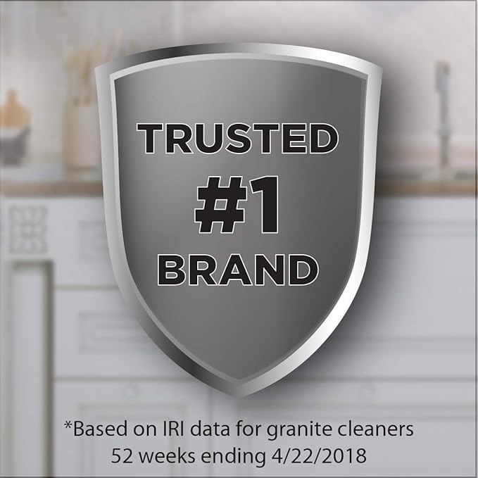 Weiman Granite Cleaner and Polish - 17 Ounce - For Granite Marble Soapstone Quartz Quartzite Slate Limestone Corian Laminate Tile Countertop and More