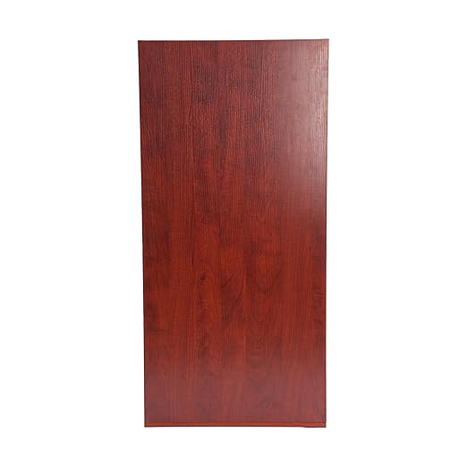 TFCFL Wooden Trash Can with Tray TopCommercial Trash Can Cabinet and Garbage ReceptacleCommercial Grade Rubbish Bin for Office Cafeteria Restaurant (Brown)