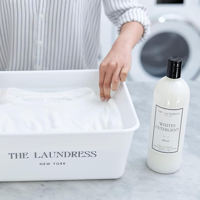 The Laundress Stain Solution Laundry Stain Treatment 16 Fl Oz Whites Detergent Concentrated Laundry Detergent Liquid Classic Scent 32 oz.